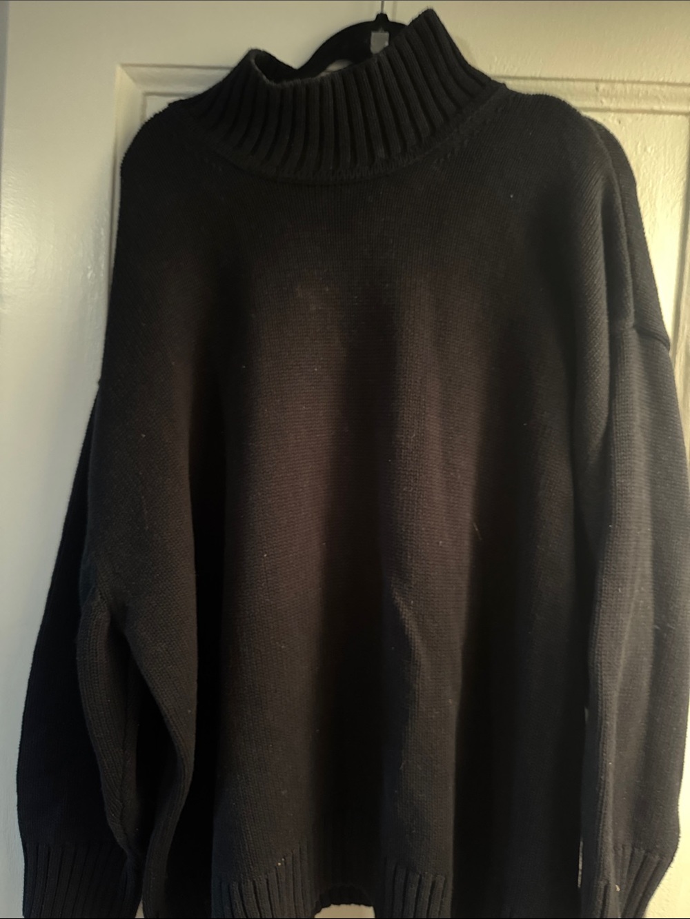 GAP Men's Black Turtleneck Sweater 100% Cotton